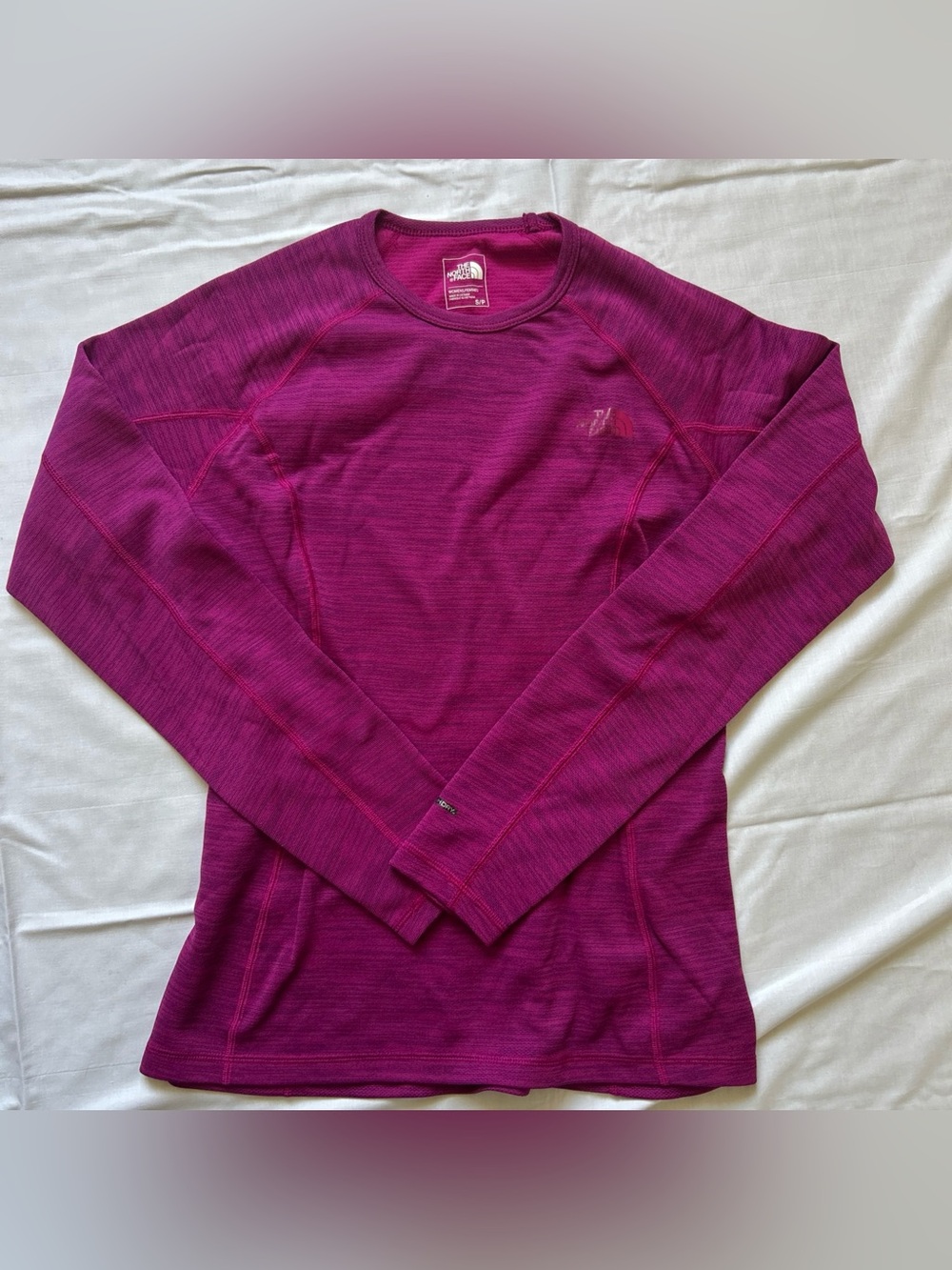 The North Face FlashDry Pink Long Sleeve Activewear Women's T-Shirt Size Small